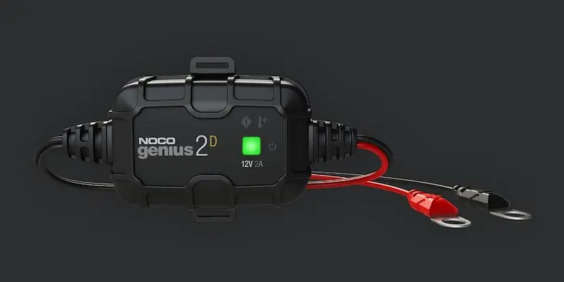 Noco Battery Charger Direct-Mount For 12V Lead-Acid Batteries - 2A, Fully Automatic - 120-240V Ac 1