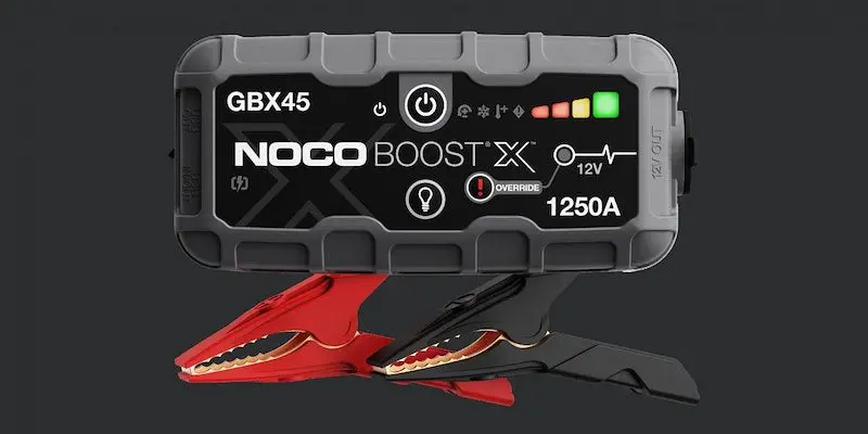 Noco Portable Lithium Jump Starter With Led Light, Usb-C/Usb Ports & Hd Clamps For Cars, Trucks, Suvs, Boats & More - 12V 1250A 1