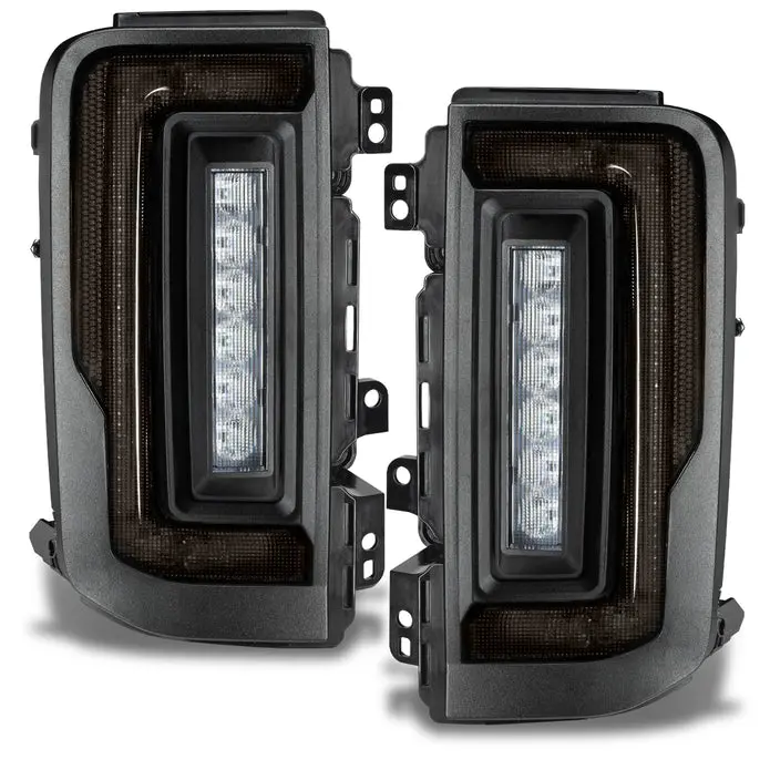 Oracle Led Tail Lights Tinted Lens Black Housing Amber/Red/White Bulbs 1