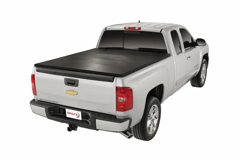 Trailfx Soft Folding Tonneau Cover For Pickup Trucks - Fits 2019-2025 Silverado/Sierra 1500 (Old & New Models) 1