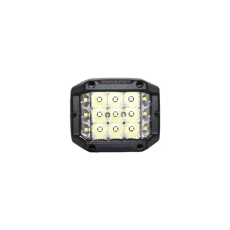 Trailfx 4" Led Light For Off-Road Pickup Trucks, Jeeps, Suvs & 4X4s - 75W, 9000 Lumens, Combo Beam, Ip67 Rated 1