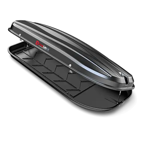 Duraliner Roof Top Cargo Box For Pickup Trucks & Suvs - Compatible With Vehicles With Cross Bars - High Density Polyethylene (Black, 16 Cubic Feet) 1