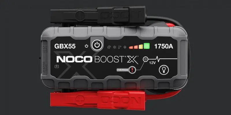 Noco Portable Lithium Jump Starter With Led Light, Usb-C/Usb Ports & Hd Clamps For Cars, Trucks, Suvs, Boats & More - 12V 1750A 1