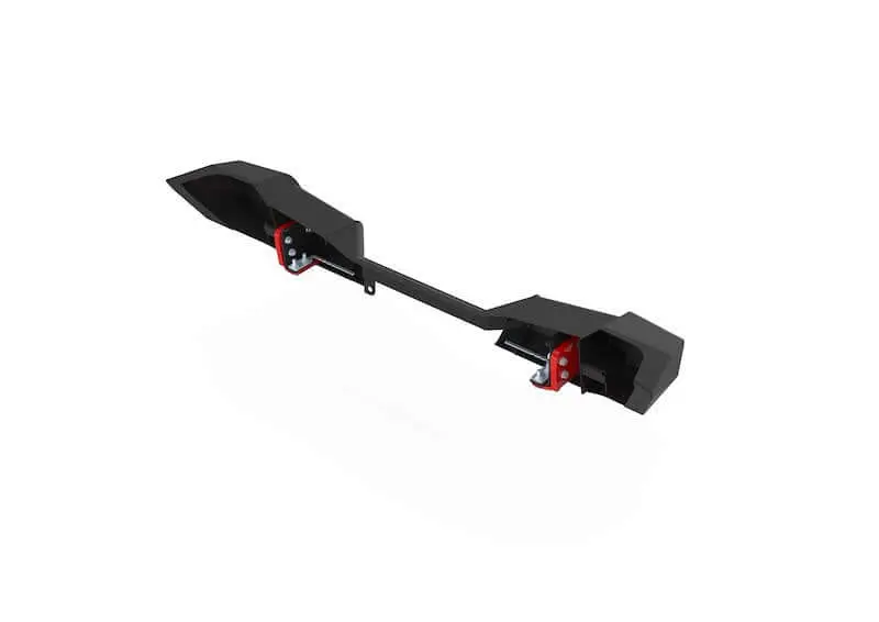 Arb Rear Bumper For Suv – Fits 2018-2025 Jeep Wrangler Jl – Black Steel, 1-Piece Design, With D-Ring Mounts 1