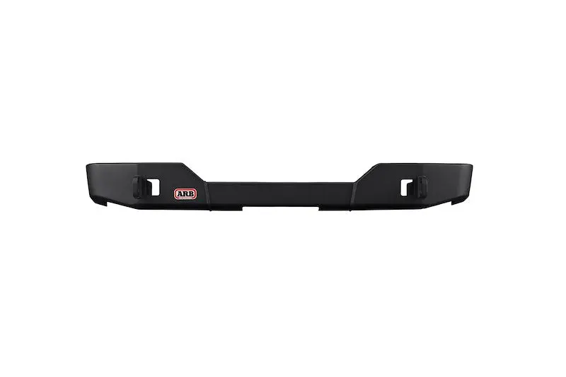 Arb One-Piece Off-Road Rear Bumper Fits 2007-2018 Jeep Wrangler Jk - Textured Black Steel, D-Ring Ready With Jacking Points & Tire Carrier Option (1 Pc) 1