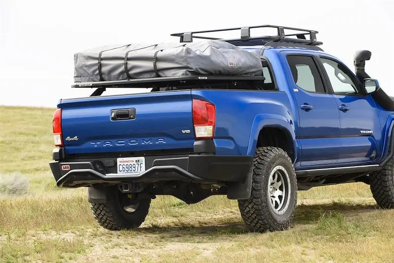 Arb Bumper Guard Fits 2016-2023 Toyota Tacoma - Powder-Coated Black Steel, 2-3/8 Inch Diameter 1