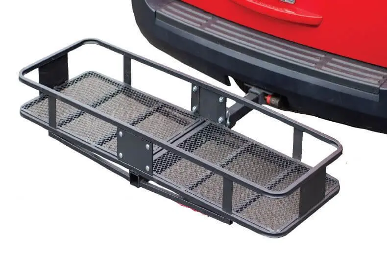 Husky Folding Hitch Cargo Carrier For Pickup Trucks - Fits 2" Receiver 1