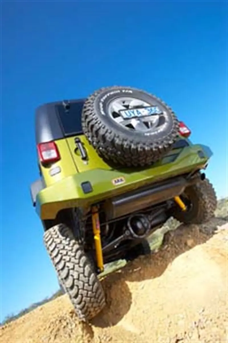 Arb Rear Bumper – Fits 2007-2018 Jeep Wrangler Jk – Black Steel, Tow Ready With Hi-Lift Jack Points 1