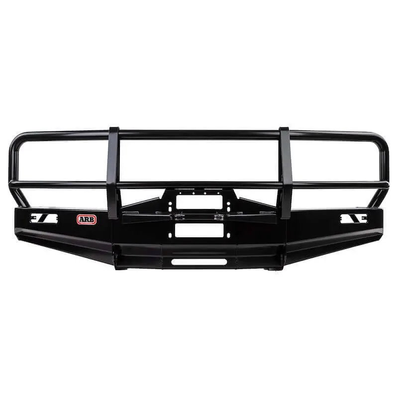 Arb Deluxe Bar Front Bumper For Suv – Fits 1990-1997 Toyota Land Cruiser / Lexus Lx450 – Black Steel, With Grille Guard & Winch Mount 1