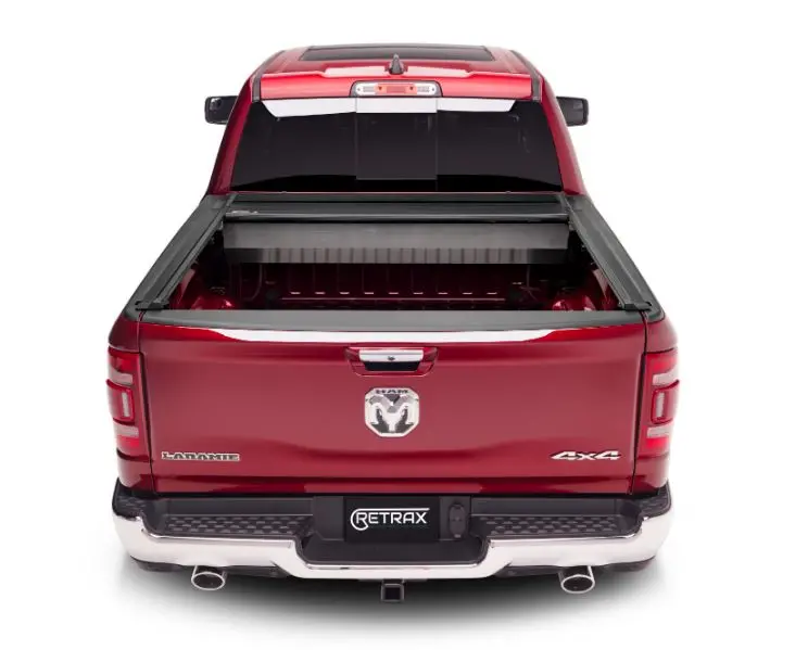 Retrax Hard Manual Retractable Tonneau Cover Black Matte 6.5 Ft Fits 2009-2023 Ram 1500/1500 Classic Without Rambox 1
