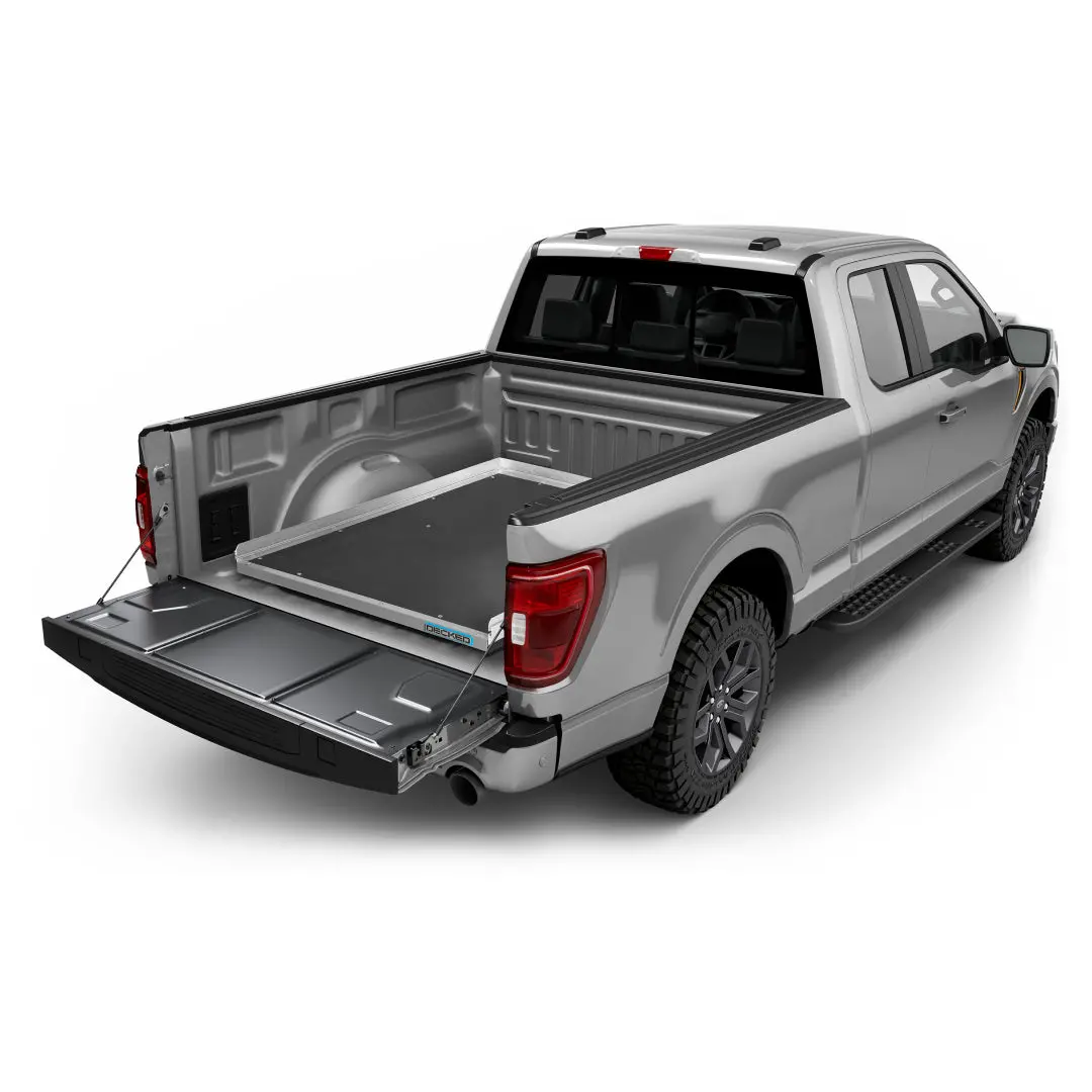 Cargo Glide 1000Xl Bed Slide Polished Aluminum Side Rail 6.5 Ft For Full-Size Trucks - Fits 1999-25 Chevrolet Silverado 1