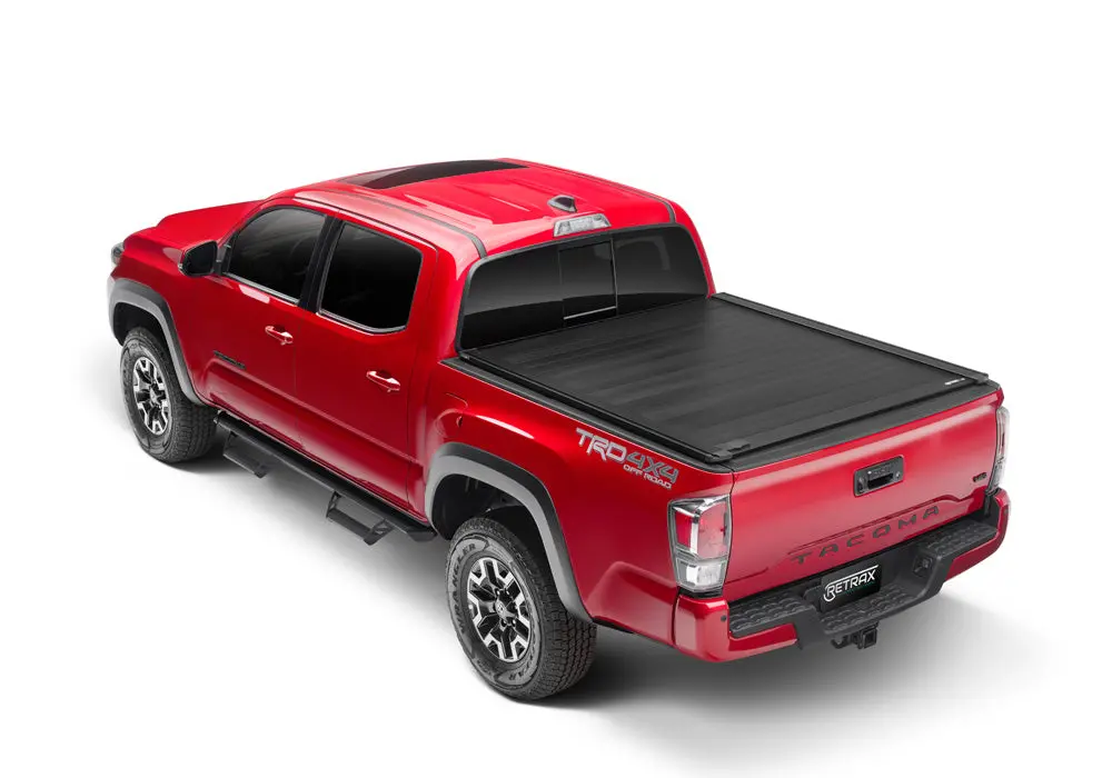 Retrax Hard Manual Retractable Tonneau Cover 5.5 Ft Fits 2022-25 Toyota Tundra W/ Deck Rail W/O Trail Storage Box 1
