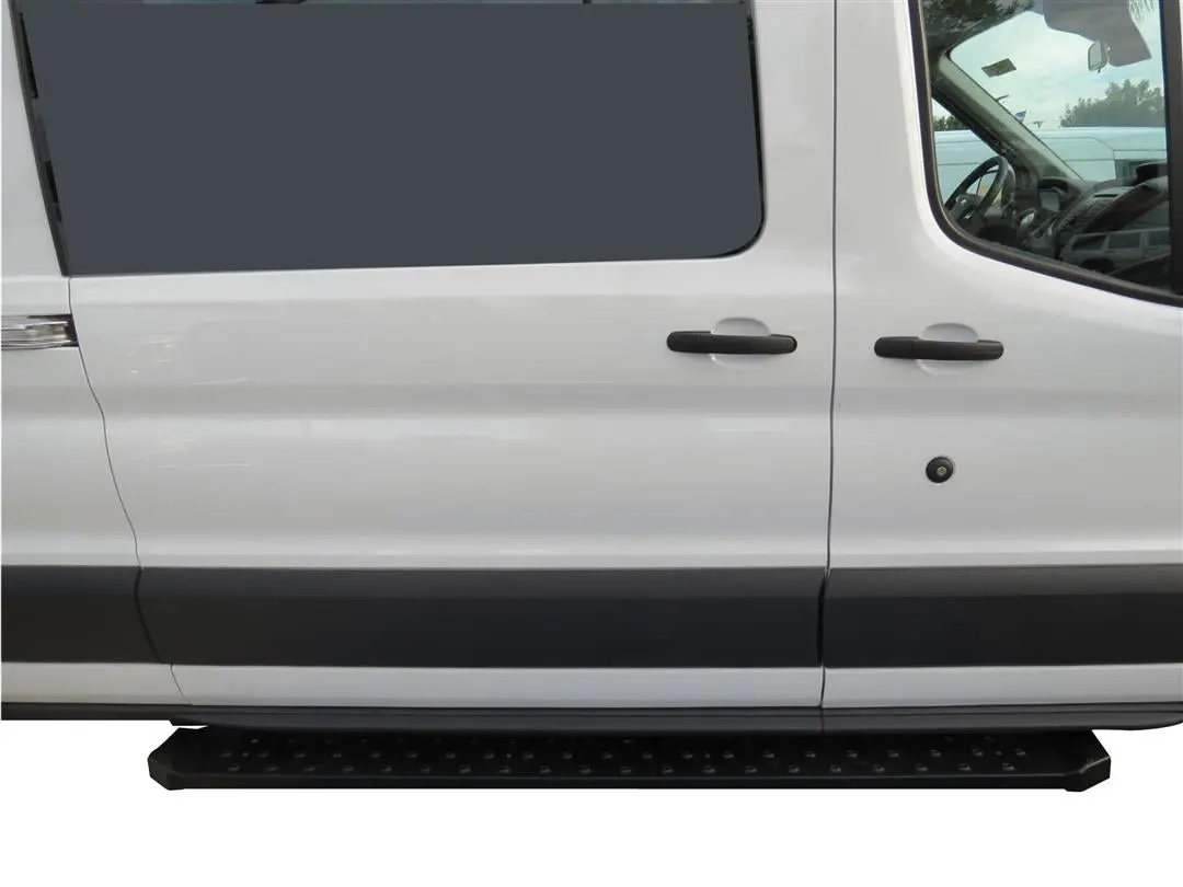 Trailfx Grated Side Step Running Board For Pickup Trucks - Passenger Fits 2014-2025 Ram Promaster 1500/2500/3500 (Black 32" Driver / 96") 1