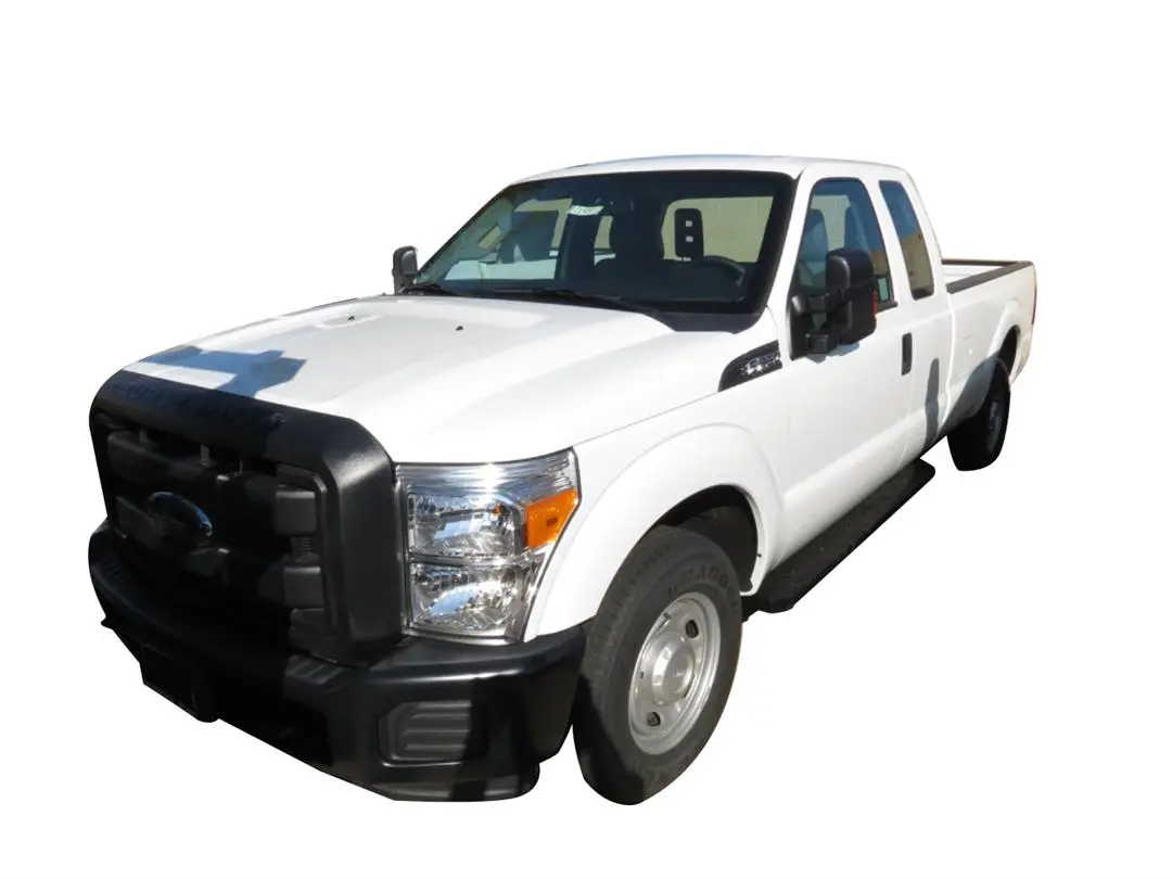 Trailfx Grated Side Step Running Board For Pickup Trucks - Fits 1999-03 F-250/F-350 1999-16, F-450 1999-01, F-550 (Black) 1