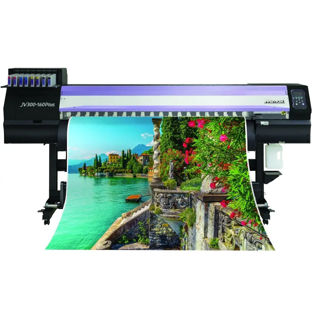 Mimaki Jv300-160 Plus (Jv300 160 Plus) 64" Inch Eco-Solvent Print/Cut Cutter Printer With Mimaki Advanced Pass System 4 (Maps4) 1