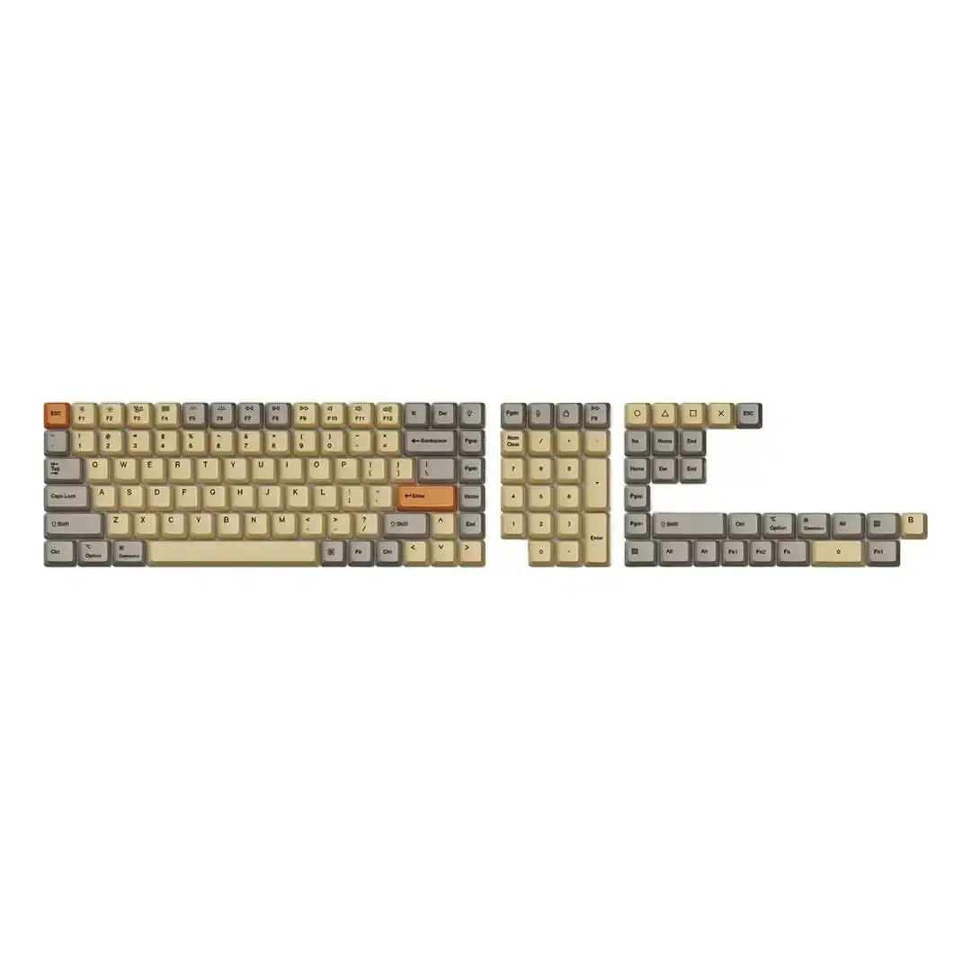 Keychron - Oem Dye-Sub Pbt Keycap Set - Wheat Grey 1