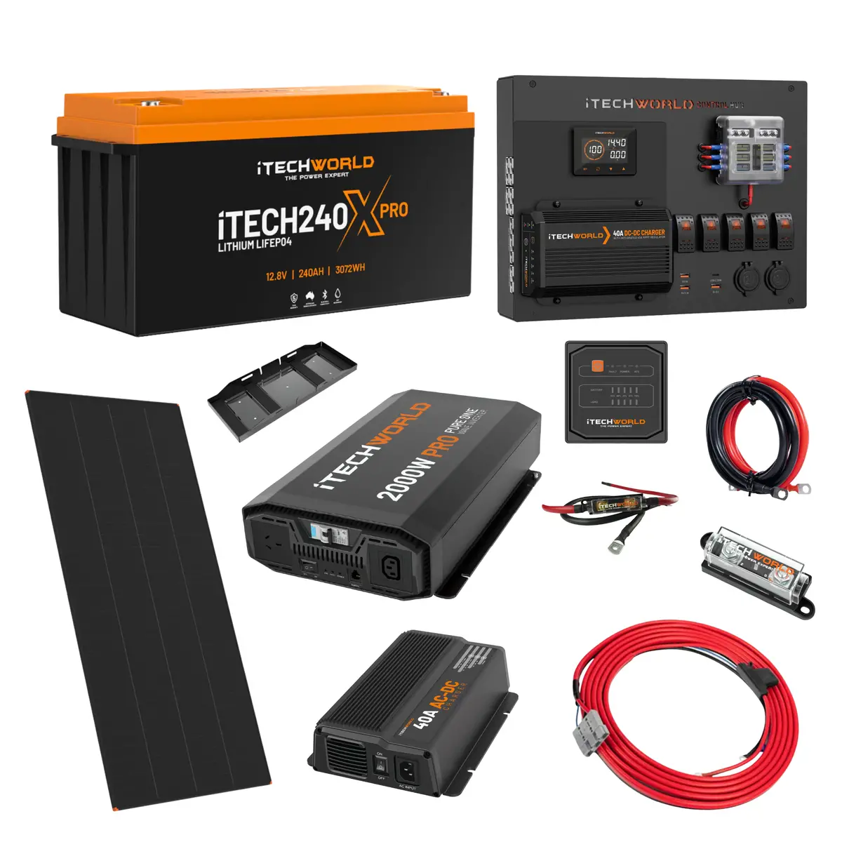 Itechworld | Expansion 4Wd Dual Battery Kit | 240Ah Lithium 1
