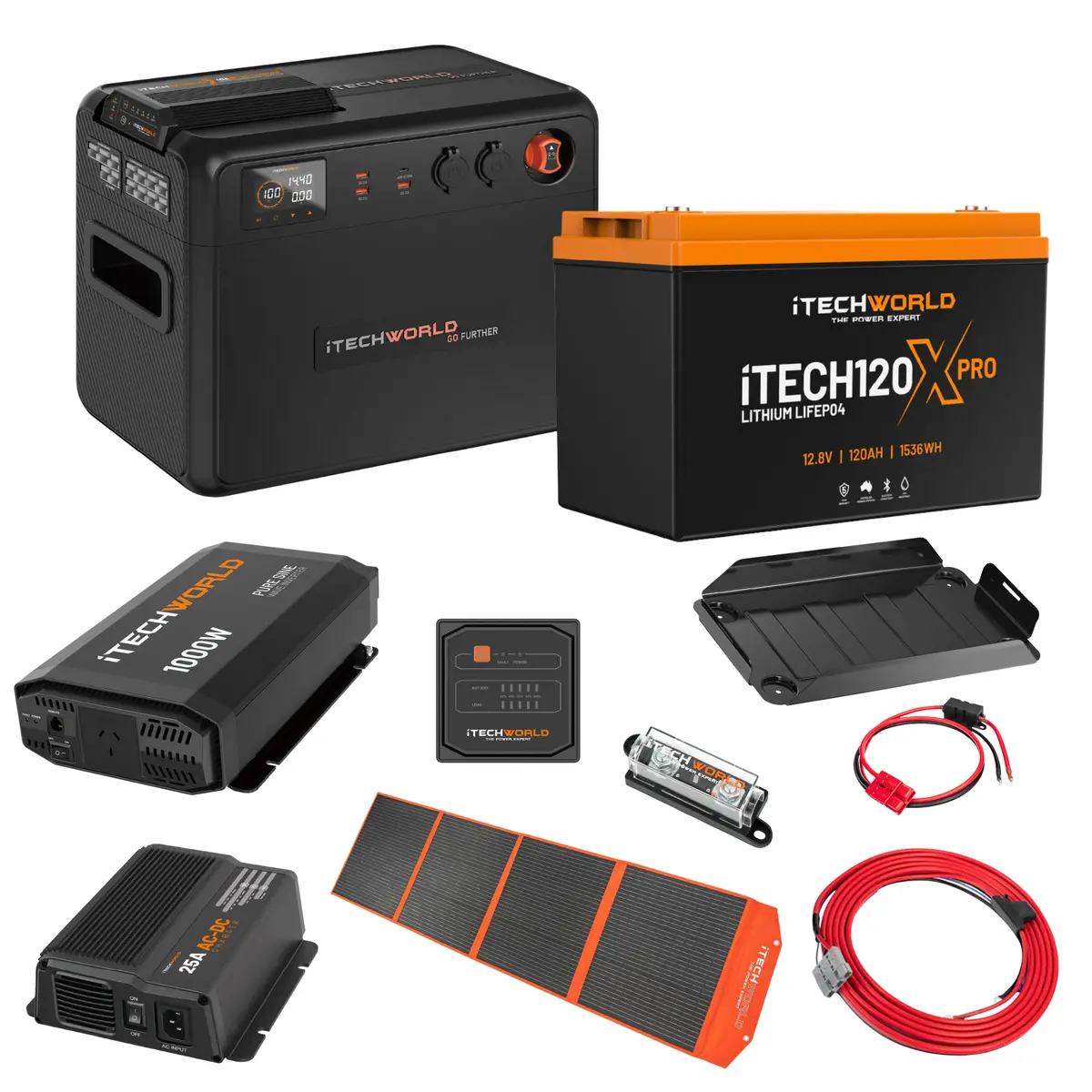 Itechworld | Ultimate Portable Dual Battery Kit | 120Ah Lithium 1