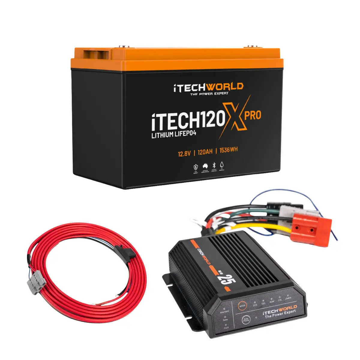 Itechworld | Base Ute Dual Battery Kit | 120Ah Lithium 1