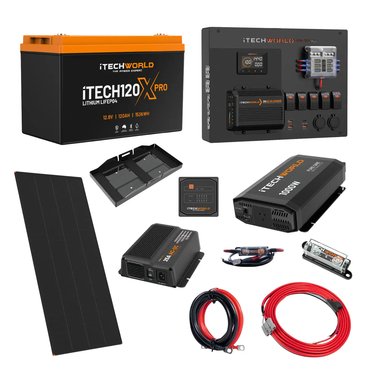 Itechworld | Expansion Ute Dual Battery Kit | 120Ah Lithium 1