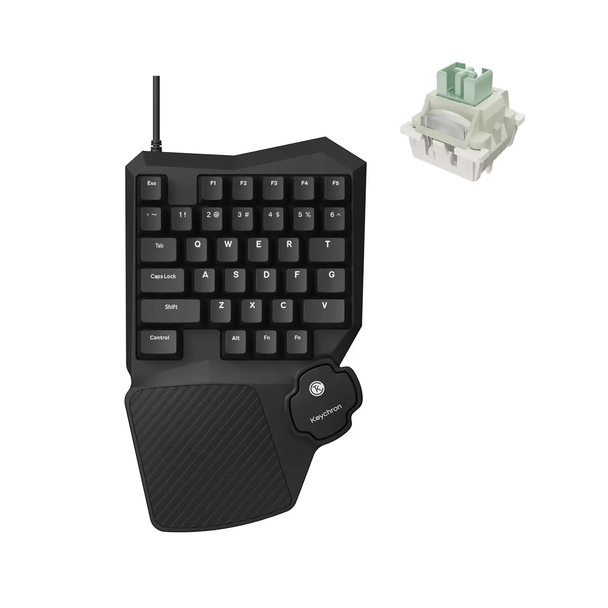 Keychron - C0 He One Handed Magnetic Switch Gaming Keyboard - Magnetyczna Klawiatura Jednoręczna 1