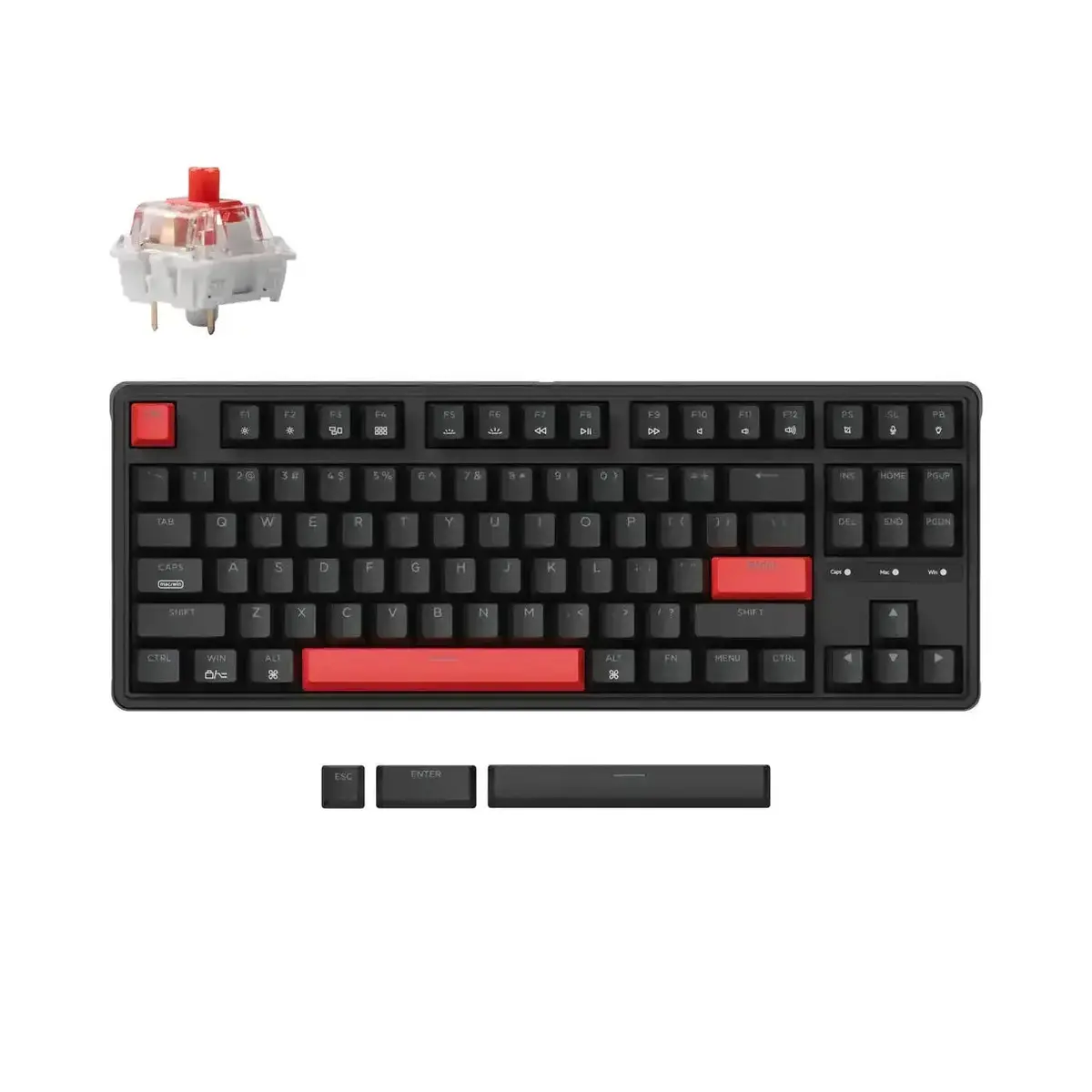 Keychron - C3 Pro Qmk/Via Wired Mechanical Keyboard - Programowalna Klawiatura Mechaniczna 1