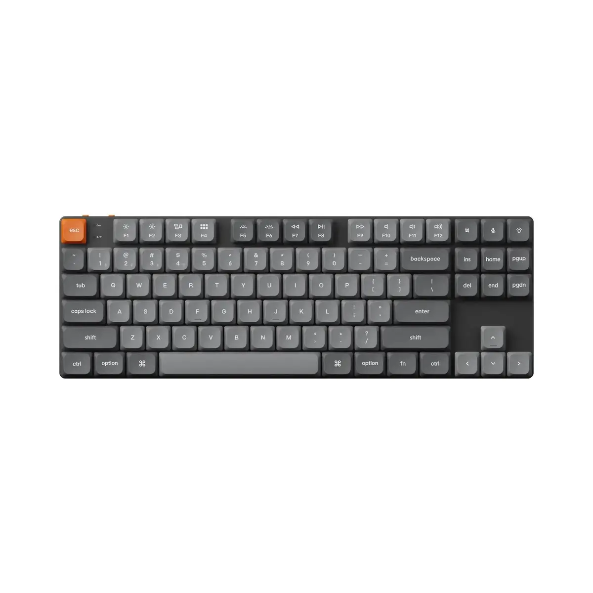 Keychron - K1 Max Qmk/Via Wireless Custom Mechanical Keyboard - Niskoprofilowa Bezprzewodowa Klawiatura Mechaniczna 1