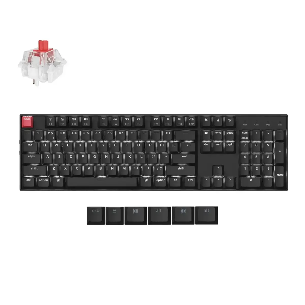 Keychron - K10 Qmk Wireless Mechanical Keyboard (Version 2) - Bezprzewodowa Klawiatura Mechaniczna 1