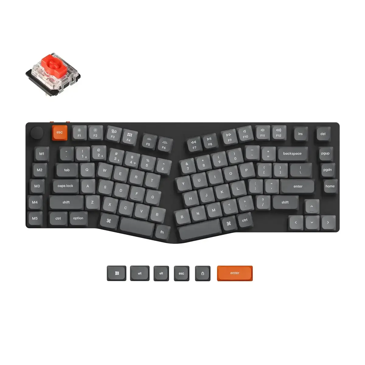 Keychron - K15 Max (Alice Layout) Qmk Wireless Custom Mechanical Keyboard 1