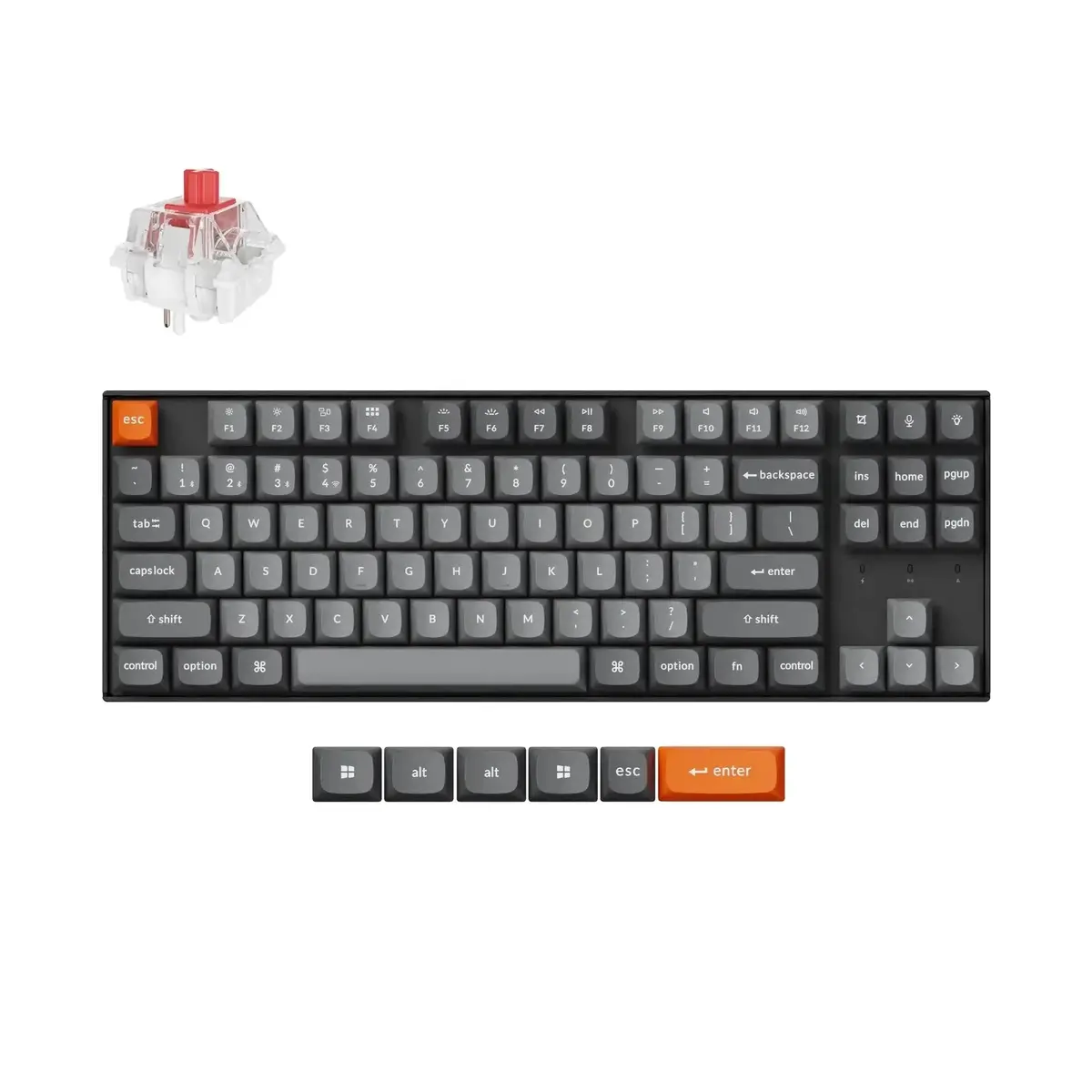 Keychron - K8 Max Qmk Wireless Mechanical Keyboard - Bezprzewodowa Klawiatura Mechaniczna 1