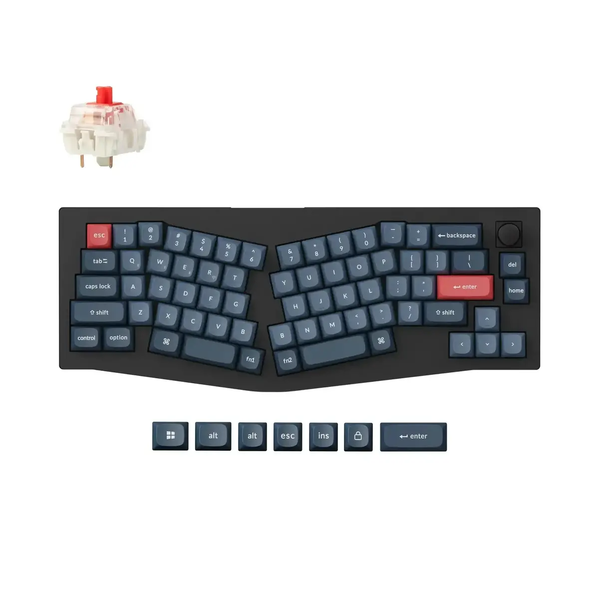 Keychron - V8 Max (Alice Layout) Qmk Custom Mechanical Keyboard 1