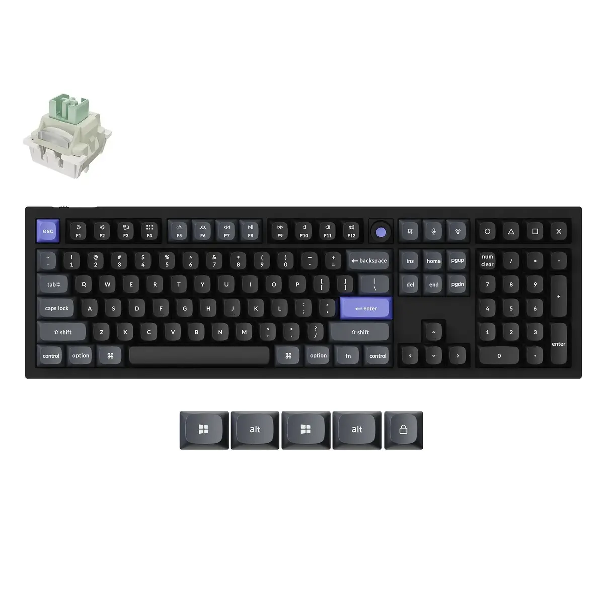 Keychron - Q6 He 8K Magnetic Switch Keyboard - Przewodowa Klawiatura Magnetyczna 1