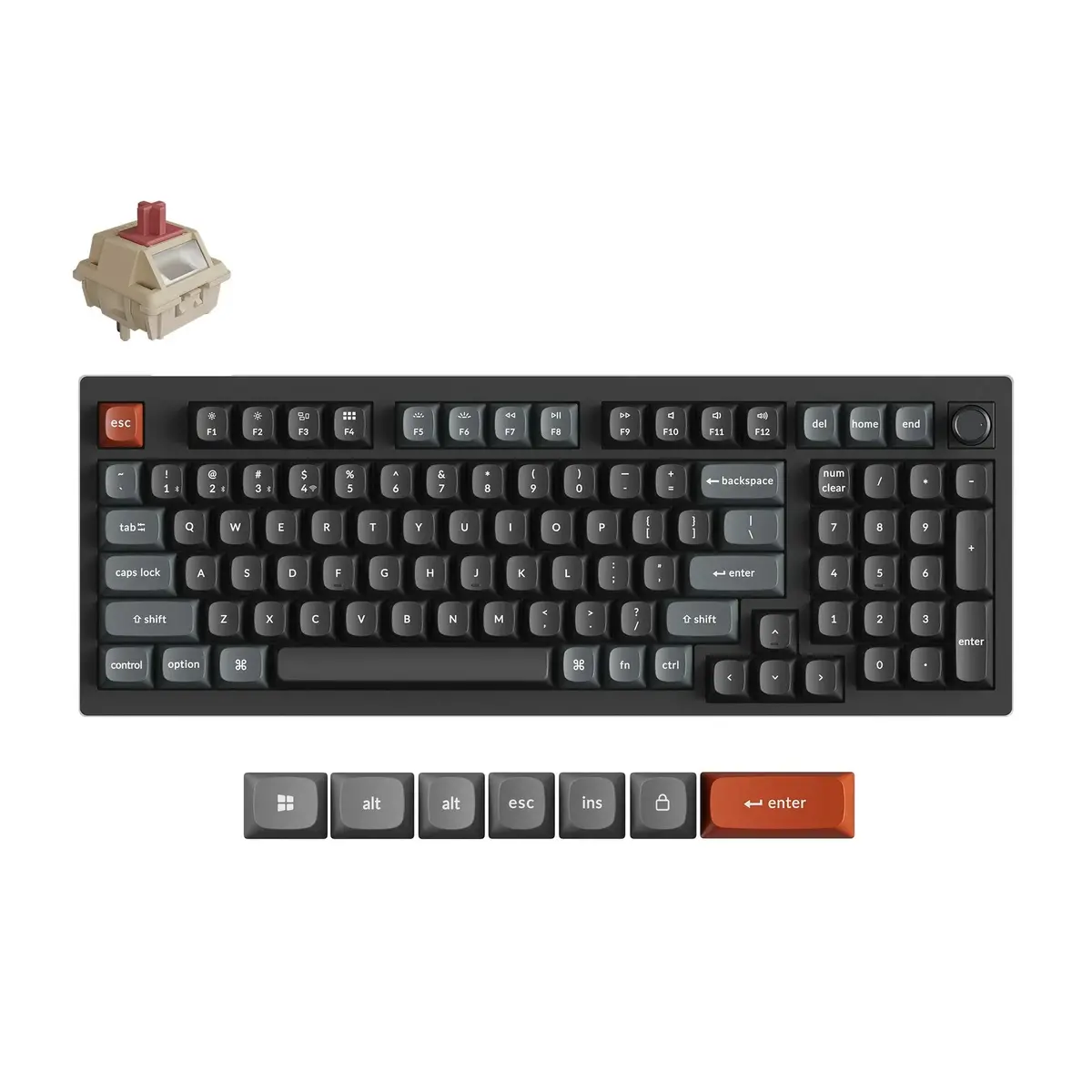 Keychron - V5 Ultra 8K Wireless Custom Mechanical Keyboard - Bezprzewodowa Klawiatura Mechaniczna 1
