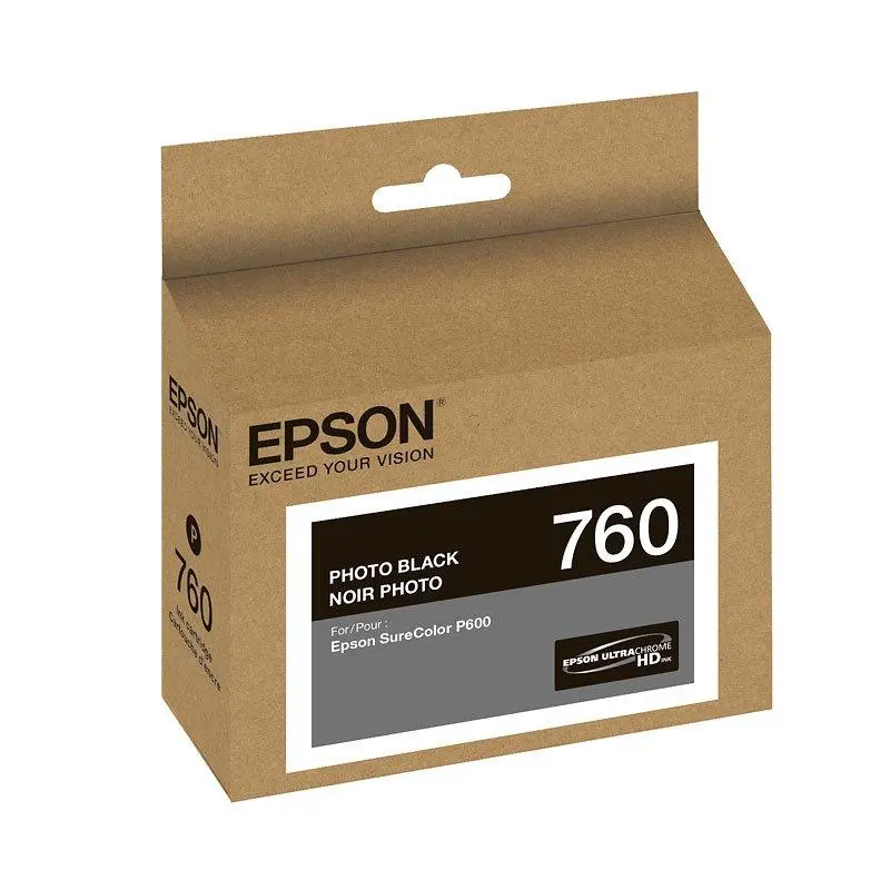 T760120 Epson Ultrachrome Hd Photo Black Ink 26Ml, Surecolor 1