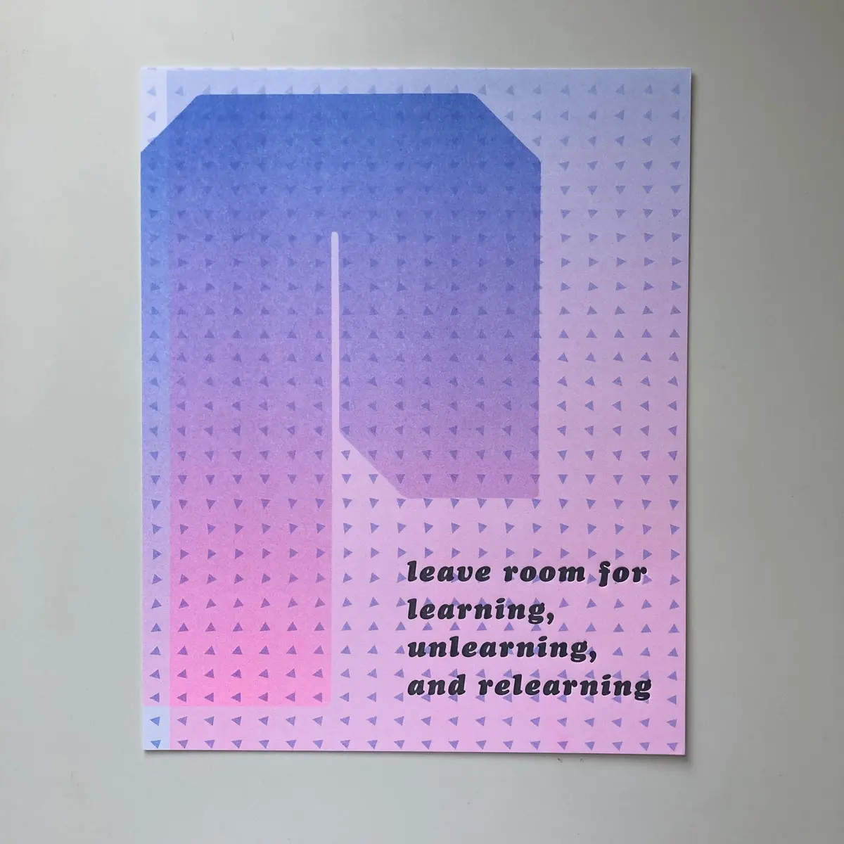 "Learning And Unlearning" Art Print 1