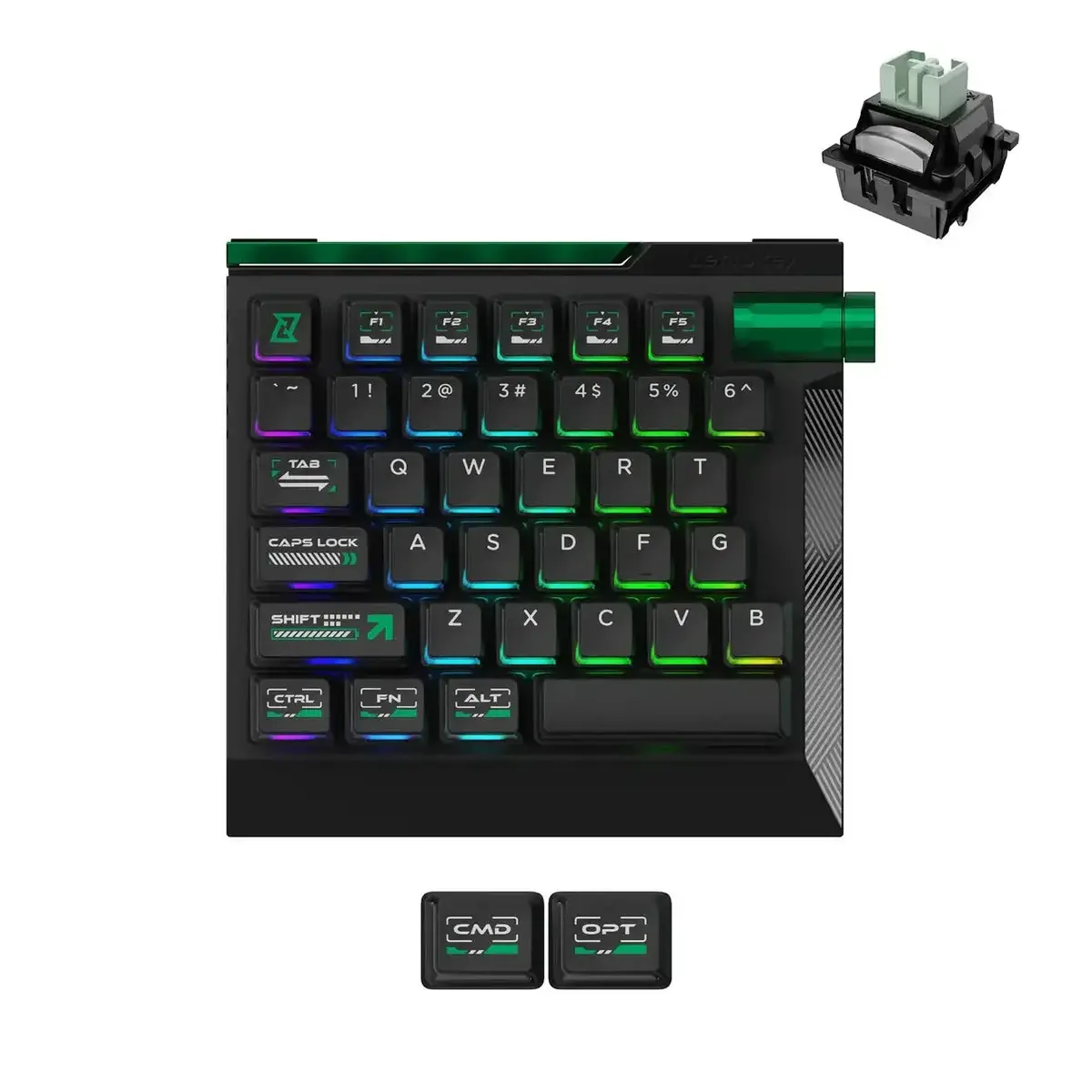 Keychron - L0 He One Handed Magnetic Switch Gaming Keyboard - Jednoręczna Klawiatura Magnetyczna 1