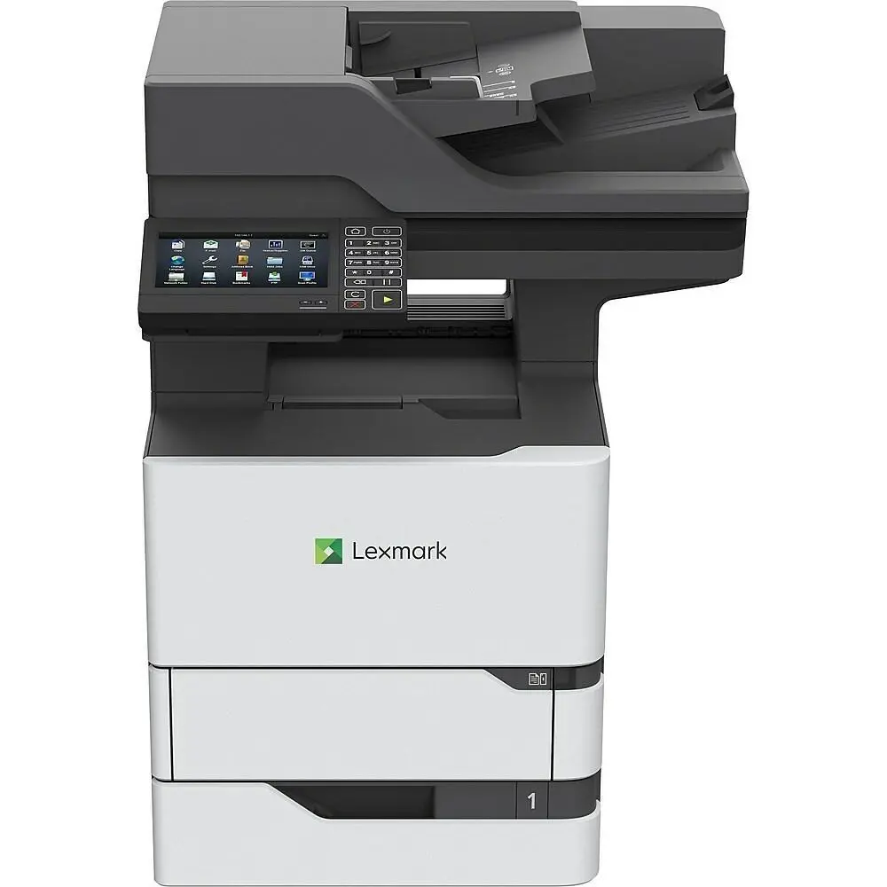 $52.68/Month Lexmark Mx721adhe Multifunction Monochrome Duplex Laser Printer With Copier Scanner And Fax For Office Use 1