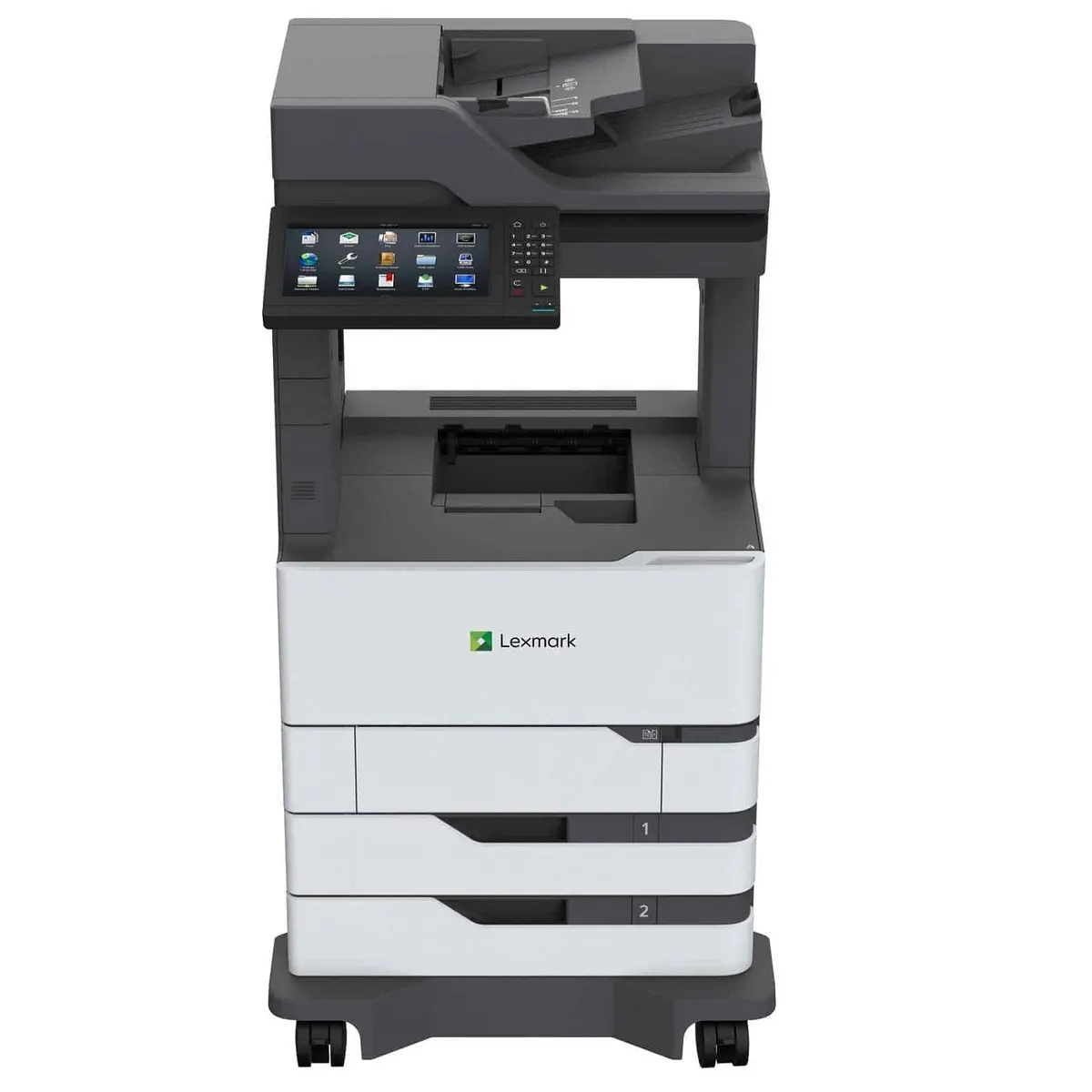 $79.95/Month Lexmark Xm7355 B/W Monochrome Multifunction Desktop Laser Printer Copier Scanner, Fax For Office Use 1