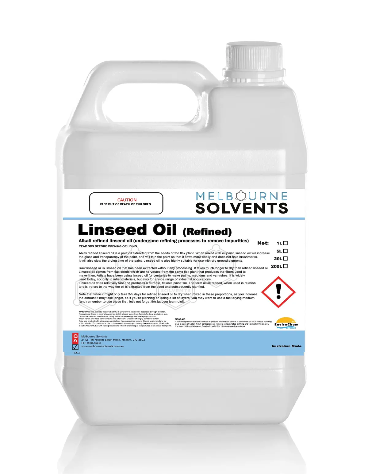 Linseed Oil (Refined) 2