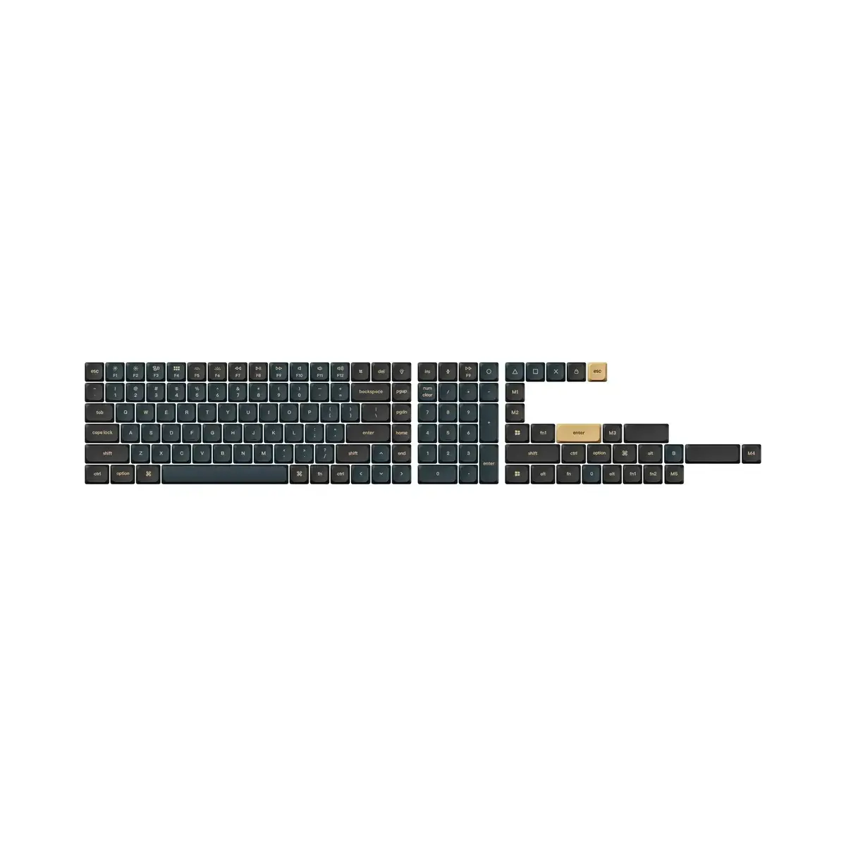 Keychron - Low Profile Double Shot Pbt Lsa Keycap Set Version 2 - Keycapy Do Klawiatur Niskoprofilowych 1