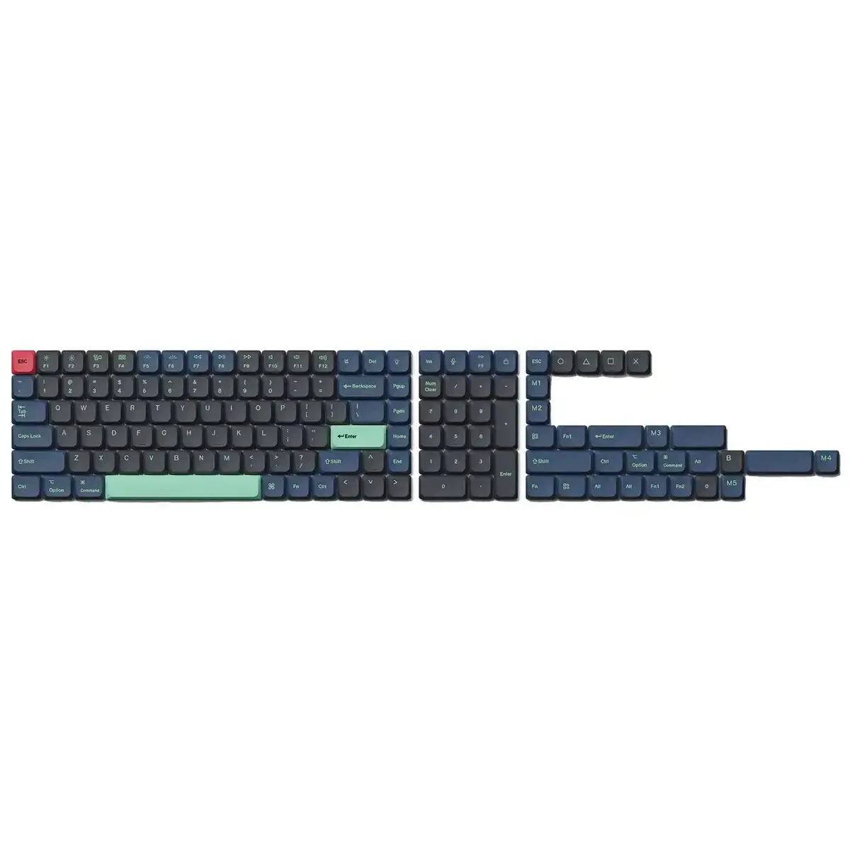 Keychron - Low Profile Dye-Sub Pbt Lsa Full Set Keycap Set - Keycapy Do Klawiatur Niskoprofilowych 2