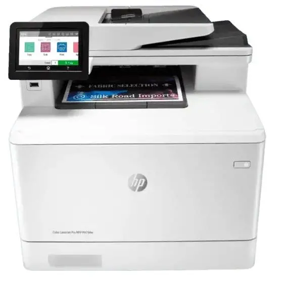 $17/Month Repossessed Hp Laserjet Pro Mfp M479dw (W1a77a) Color Multifunction Laser Printer, Scanner For Office With 6 Extra Toner Cartridges 1