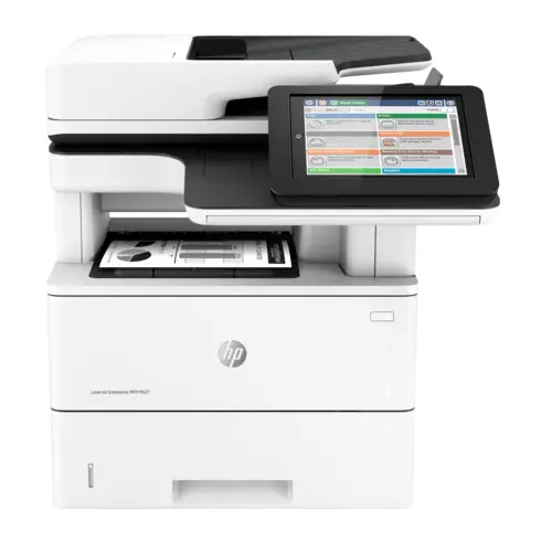 $25/Month Repossessed Hp Laserjet Enterprise Mfp M527dn Monochrome Multifunction Laser Printer, Copier, Scanner With 2 Paper Trays, Single-Pass Duplex, Large Lcd, Bypass 1