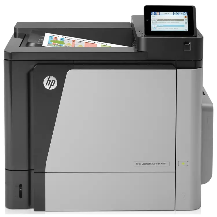 Repo Hp Laserjet Enterprise M651dn Color Laser Photo Printer (Cz256a) Duplex, Network, Fast & Very Economical For Office Use 1