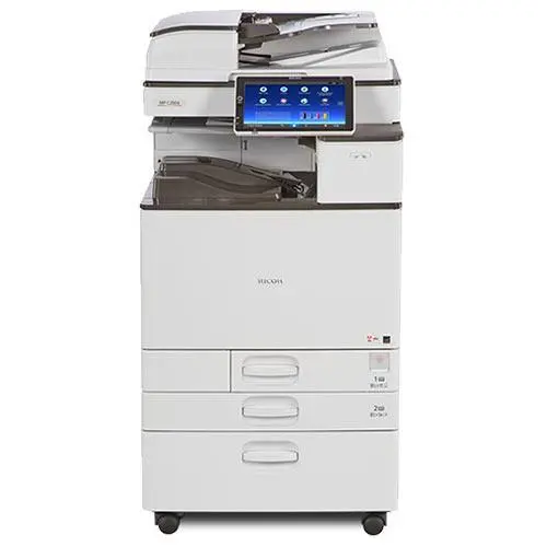 New Repossesseed Ricoh Mp 2555 Monochrome Multifunction Printer Copier Color Scanner 11X17 1