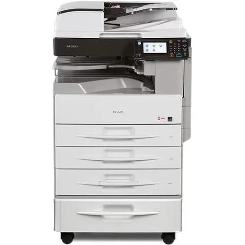 $45/Month Ricoh Mp 2501Sp Black & White Multifunction Printer Copier Color Scanner Fax 11X17 1