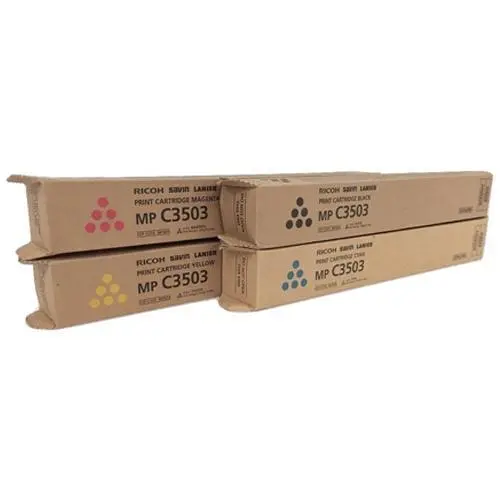 Genuine Ricoh 841814 Original Yellow Toner Cartridge (Mp C3003 C3004 C3503 C3504) 2