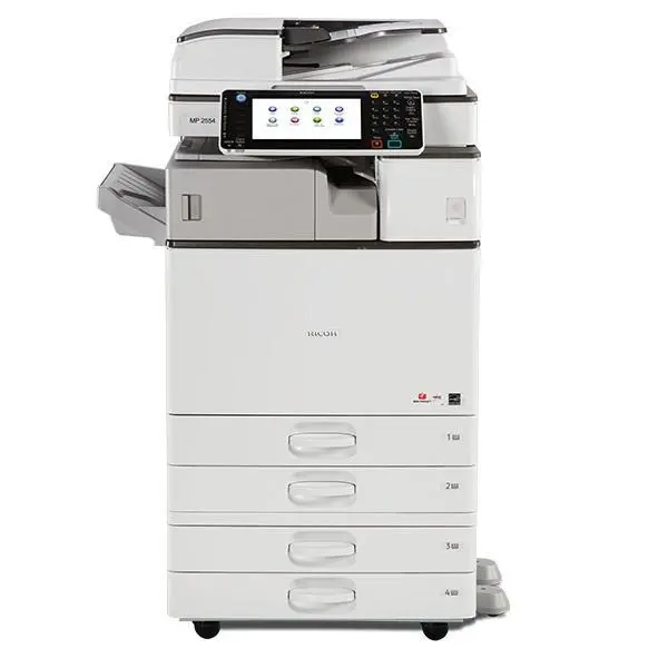 $49.95/Month Ricoh Mp 2554 Black And White Monochrome Laser Multifunction Printer Copier Scanner 11X17, 12X18 For Office 1