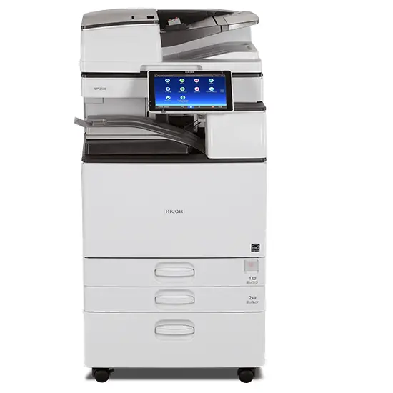$49/Month New Model Ricoh Mp 2555 Monochrome Laser Multifunction Copier Printer Scanner 1