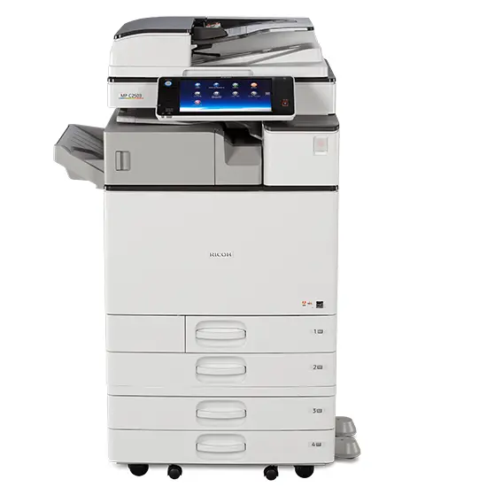Ricoh Mp C3003 Color Laser Multifunction Printer Copier Scanner (11X17, 12X18) For Office 1
